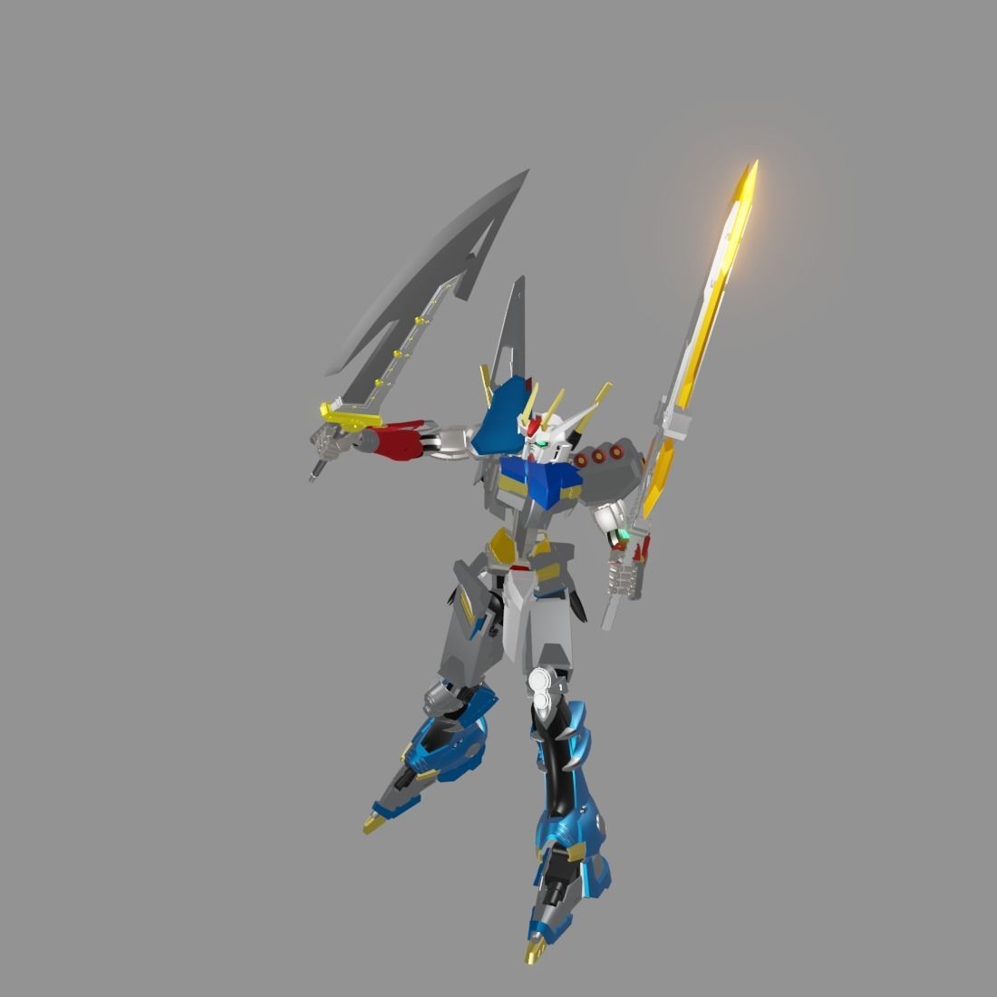The Mecha Attacker 23 3D model_9