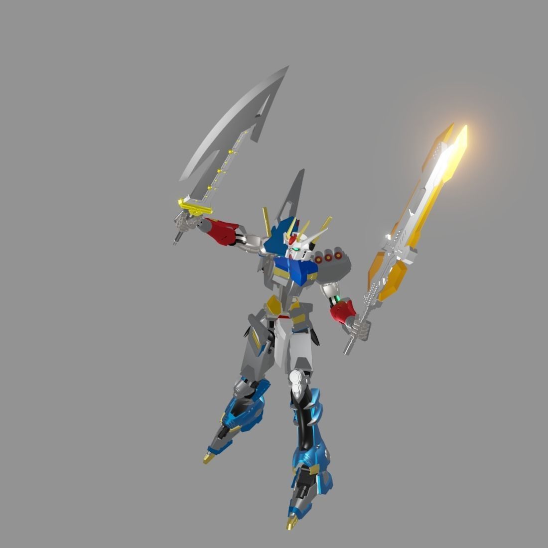 The Mecha Attacker 23 3D model_10