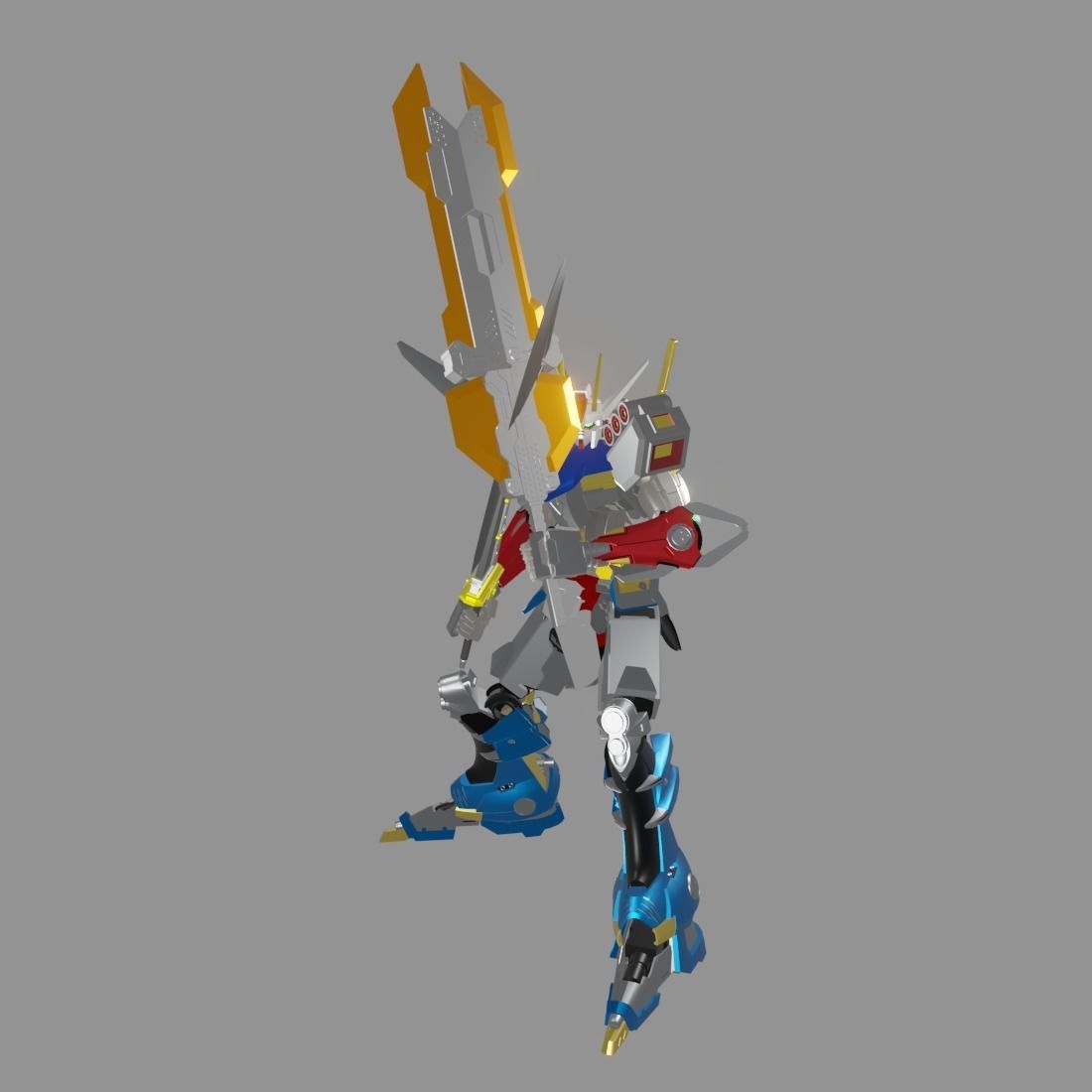 The Mecha Attacker 23 3D model_3
