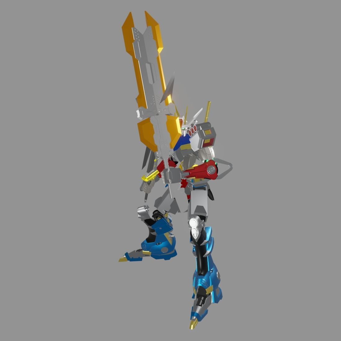 The Mecha Attacker 23 3D model_1