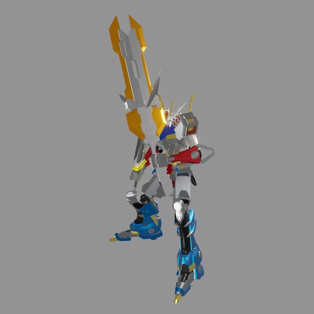 The Mecha Attacker 23 3D model_2