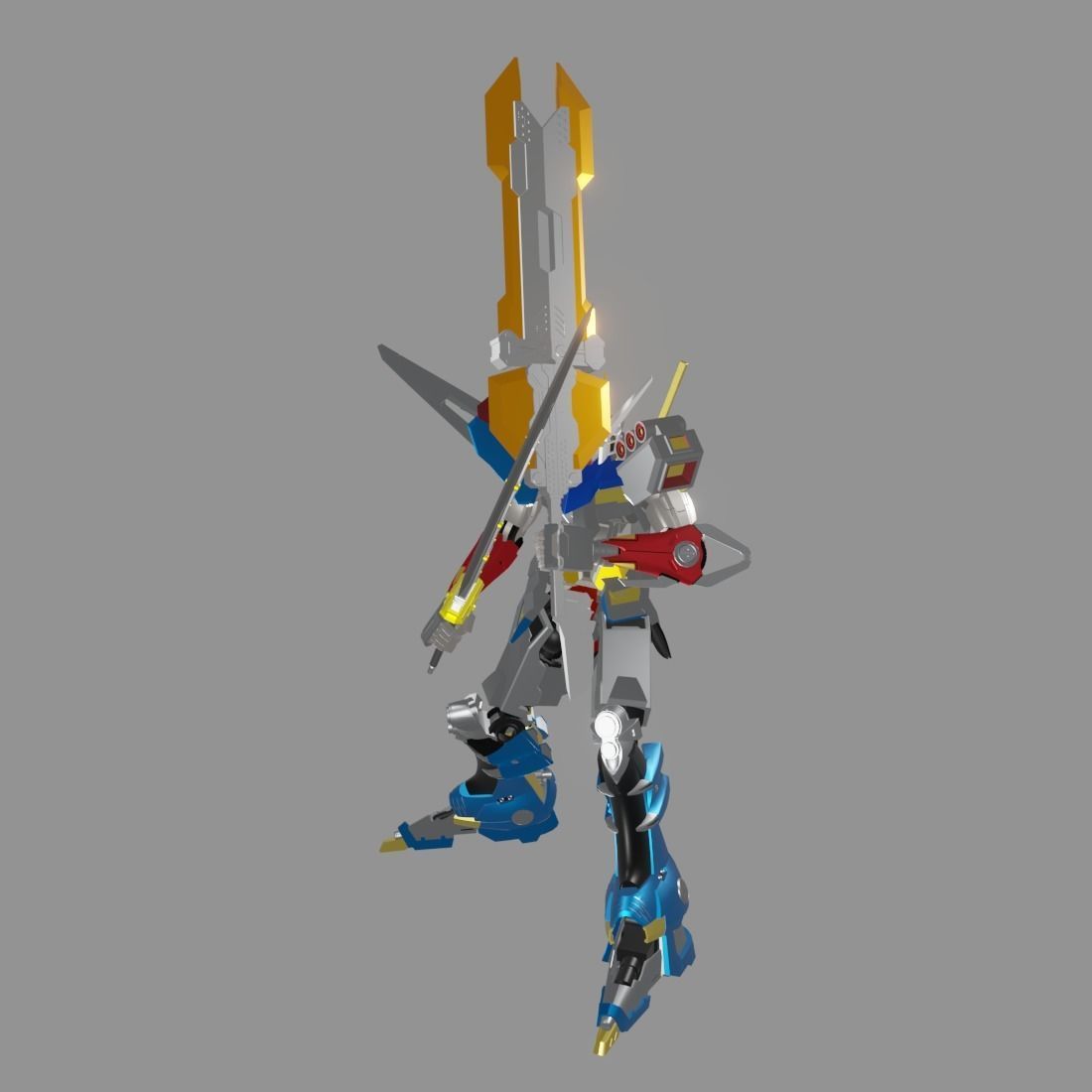 The Mecha Attacker 23 3D model_5
