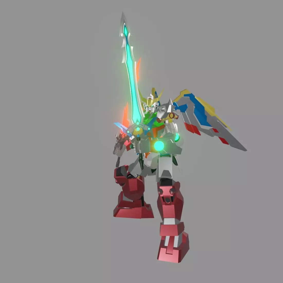 The Mecha Attacker 21 3D model_0