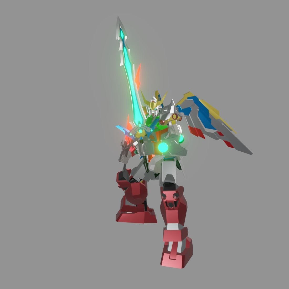 The Mecha Attacker 21 3D model_1