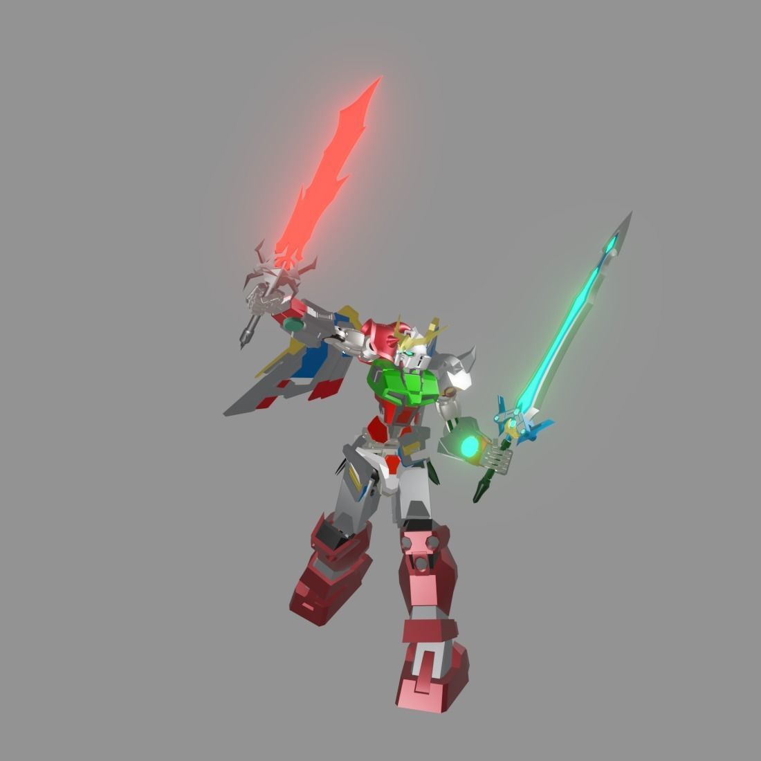 The Mecha Attacker 21 3D model_11