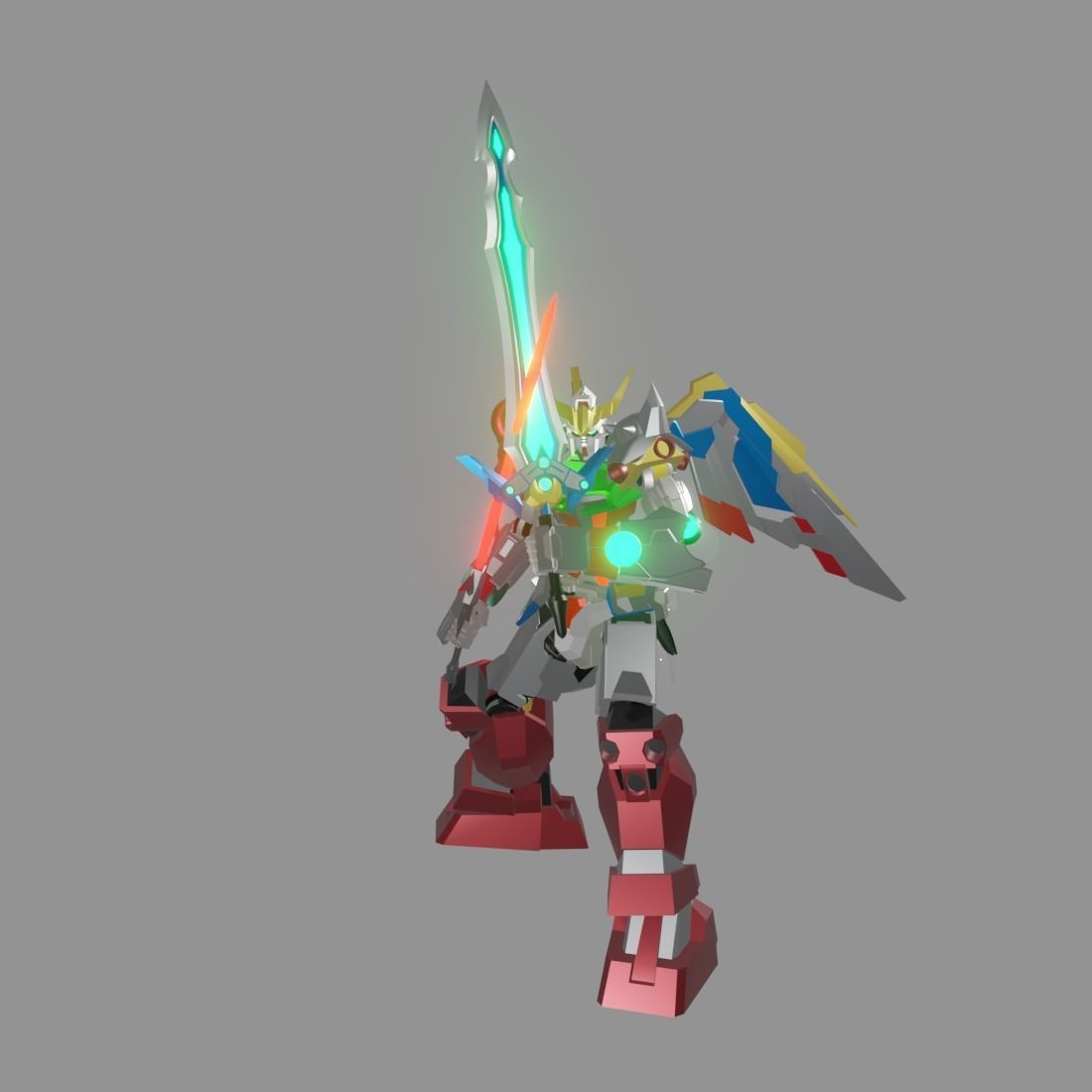 The Mecha Attacker 21 3D model_4