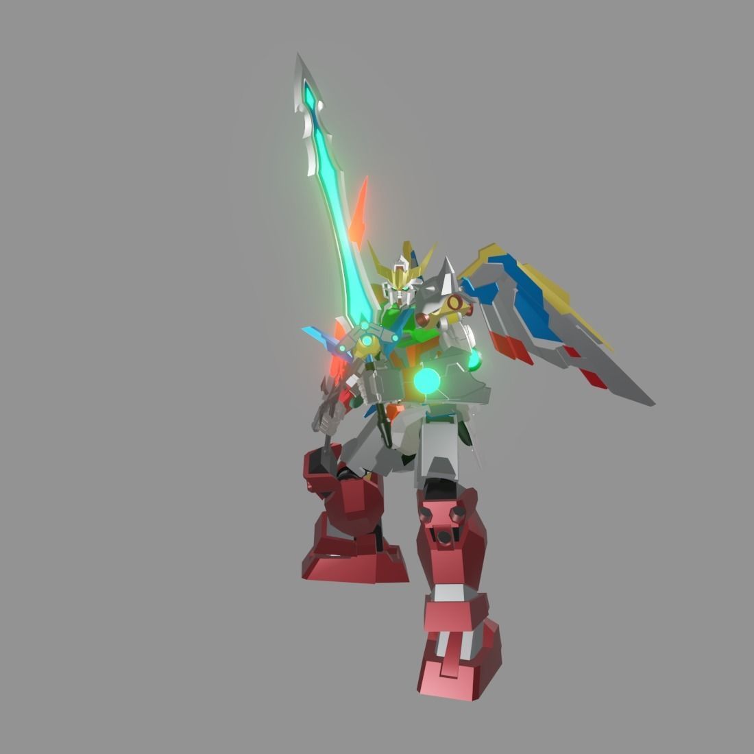 The Mecha Attacker 21 3D model_2