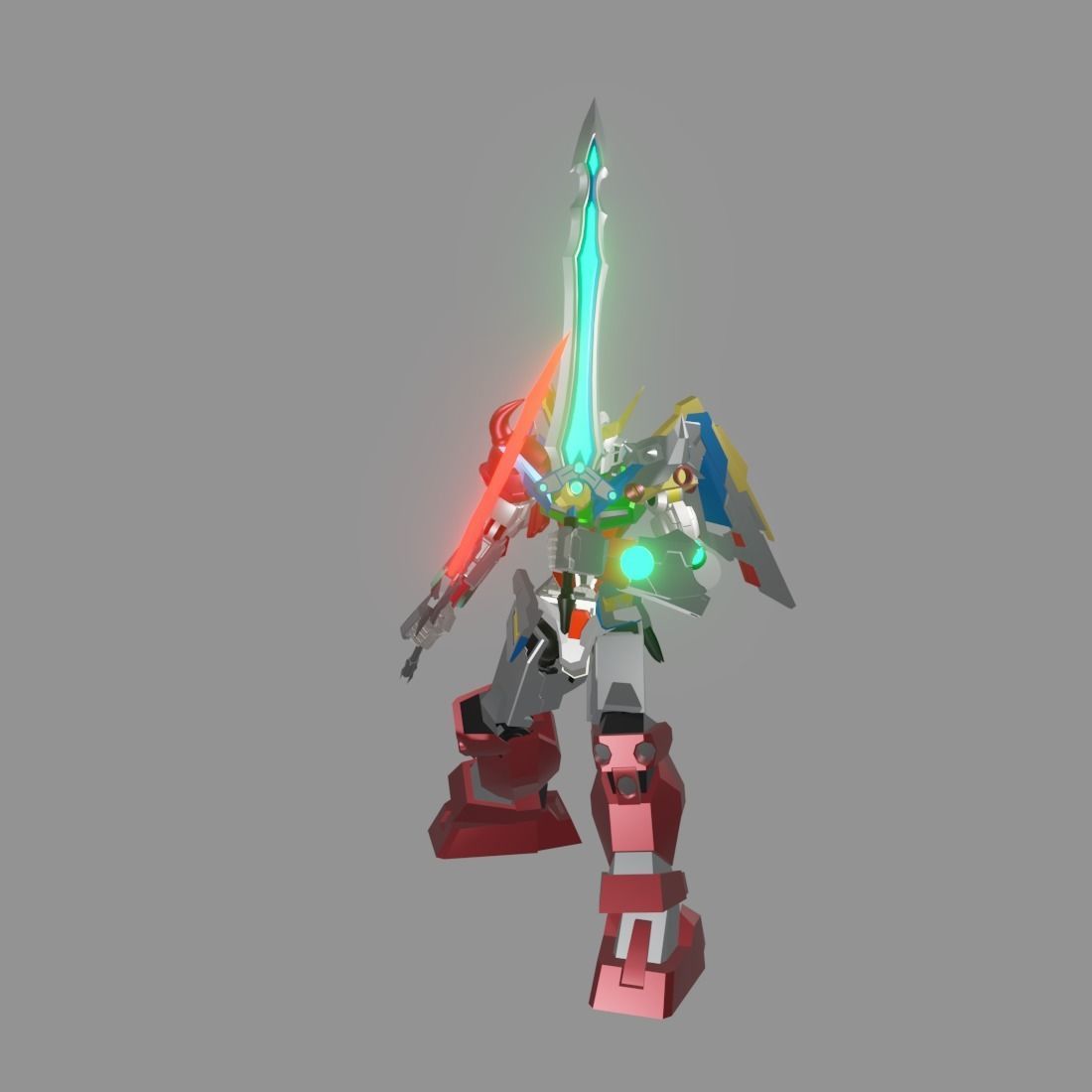 The Mecha Attacker 21 3D model_6