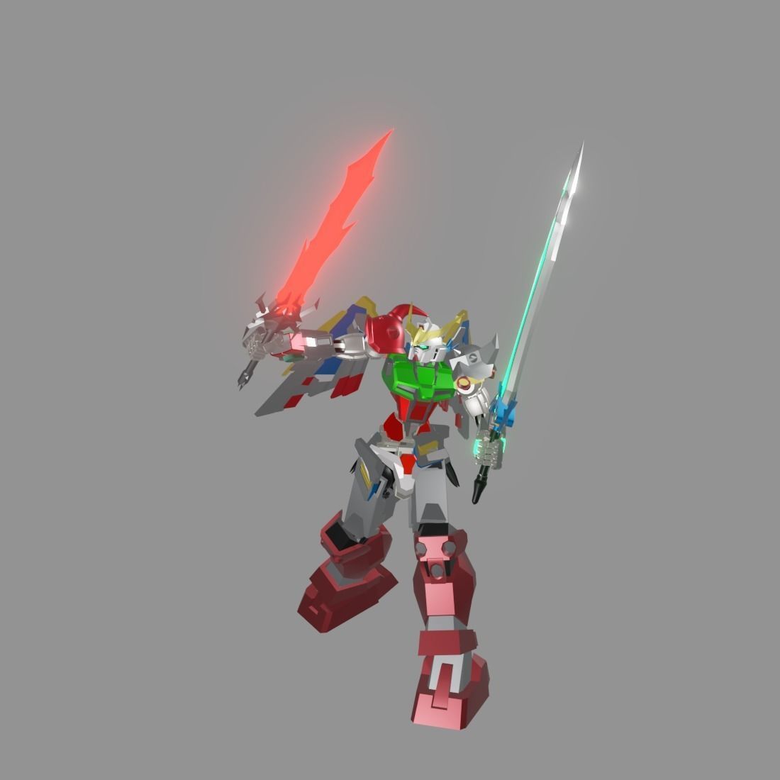 The Mecha Attacker 21 3D model_9