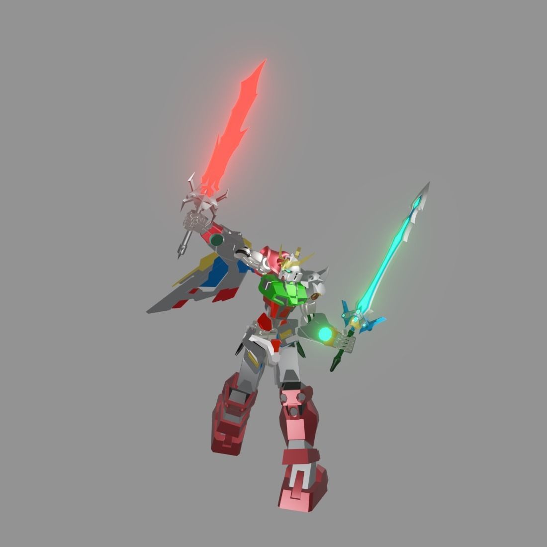 The Mecha Attacker 21 3D model_17
