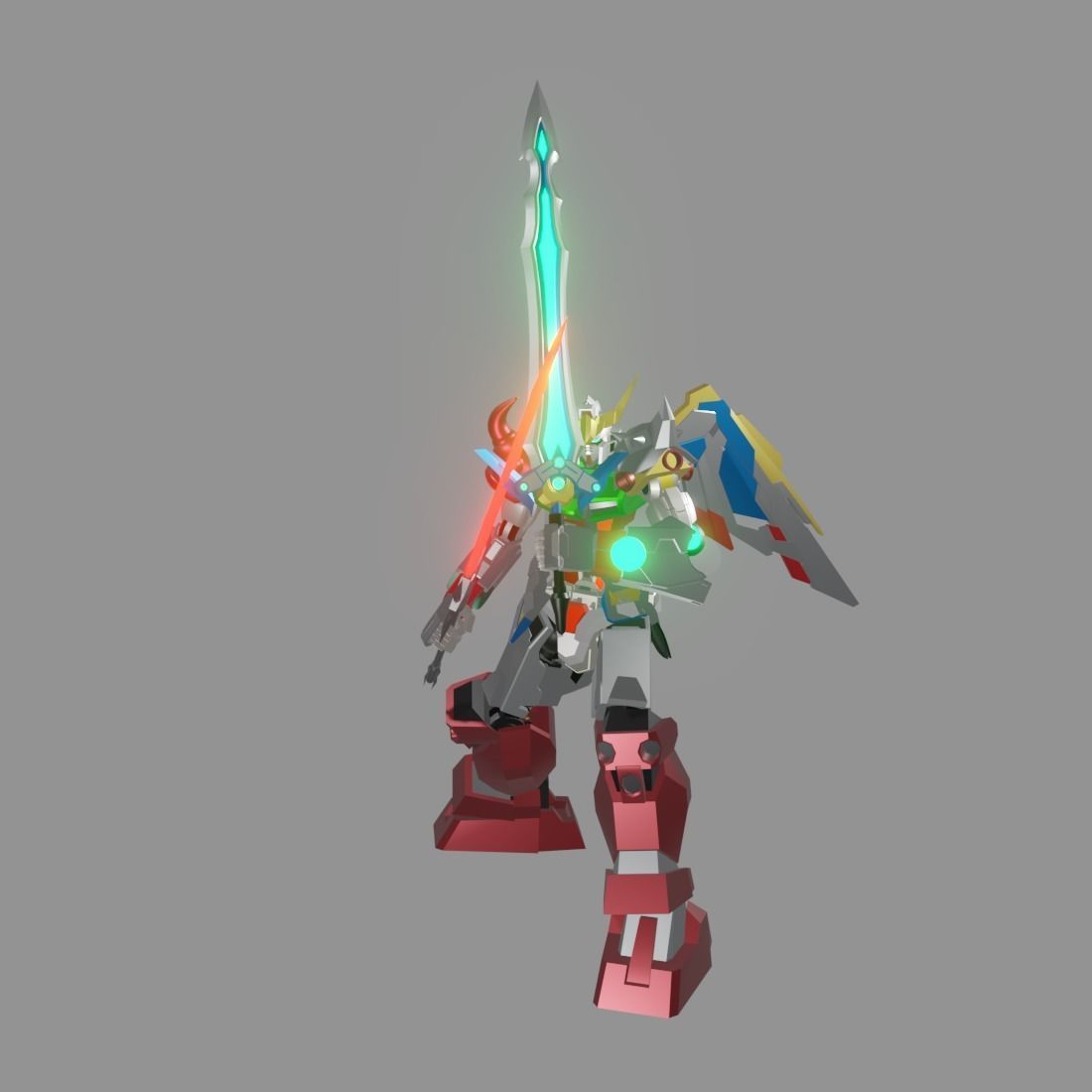 The Mecha Attacker 21 3D model_5