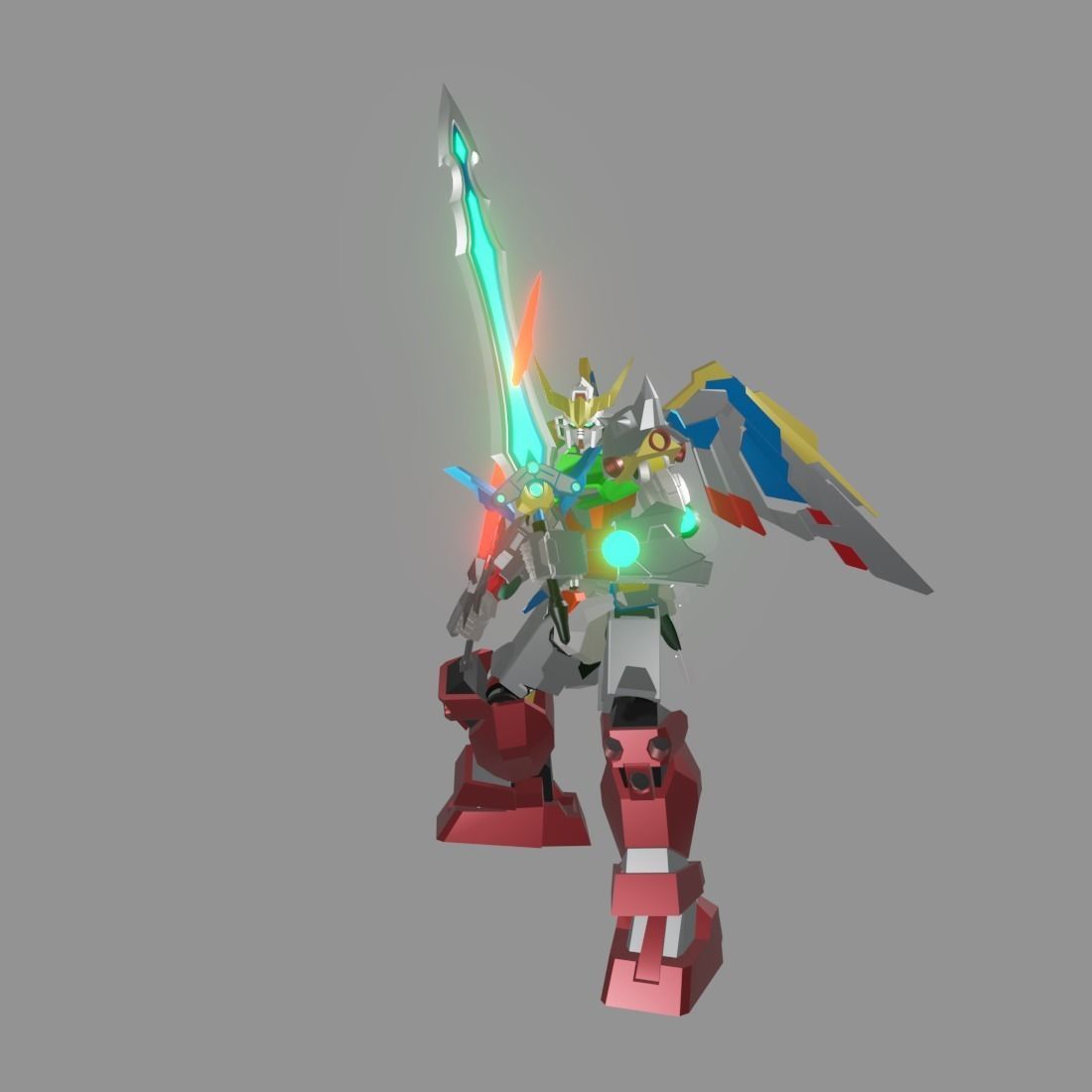 The Mecha Attacker 21 3D model_3