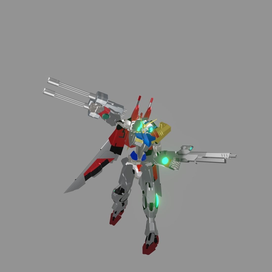 The Mecha Attacker 19 3D model_12