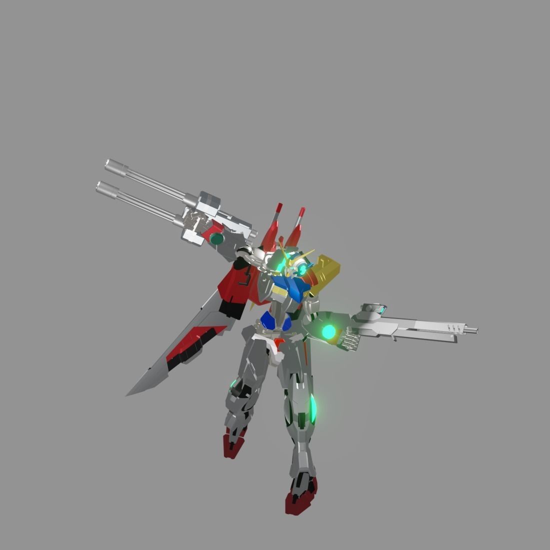 The Mecha Attacker 19 3D model_14