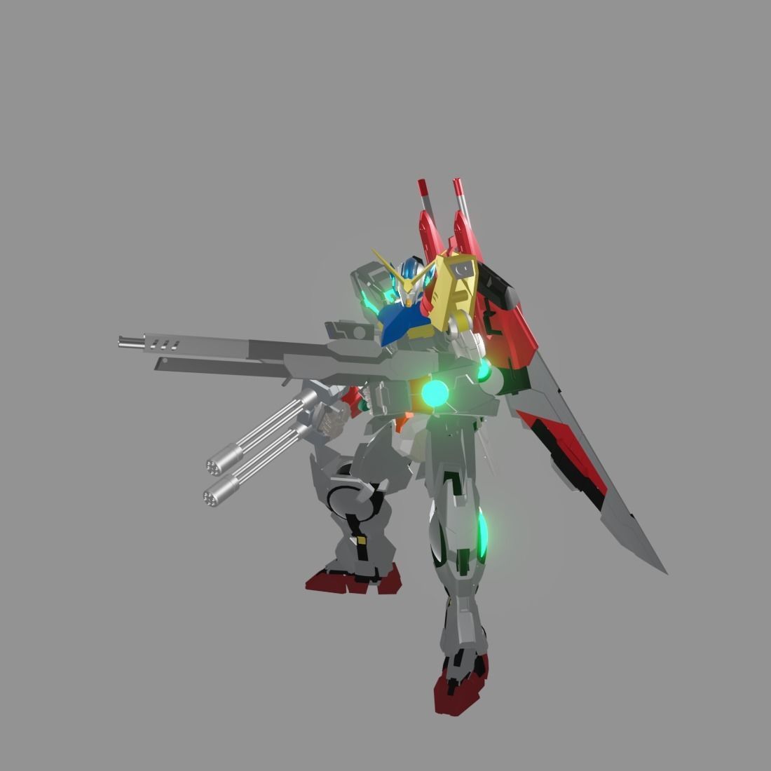 The Mecha Attacker 19 3D model_1