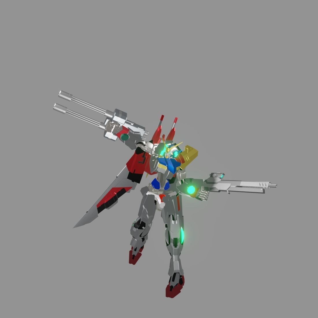 The Mecha Attacker 19 3D model_13