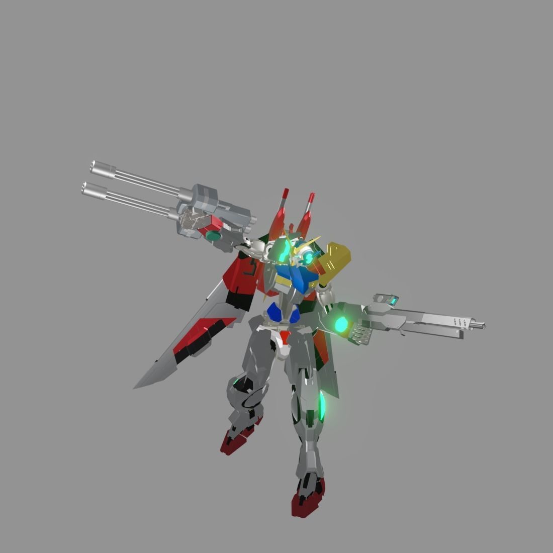 The Mecha Attacker 19 3D model_11