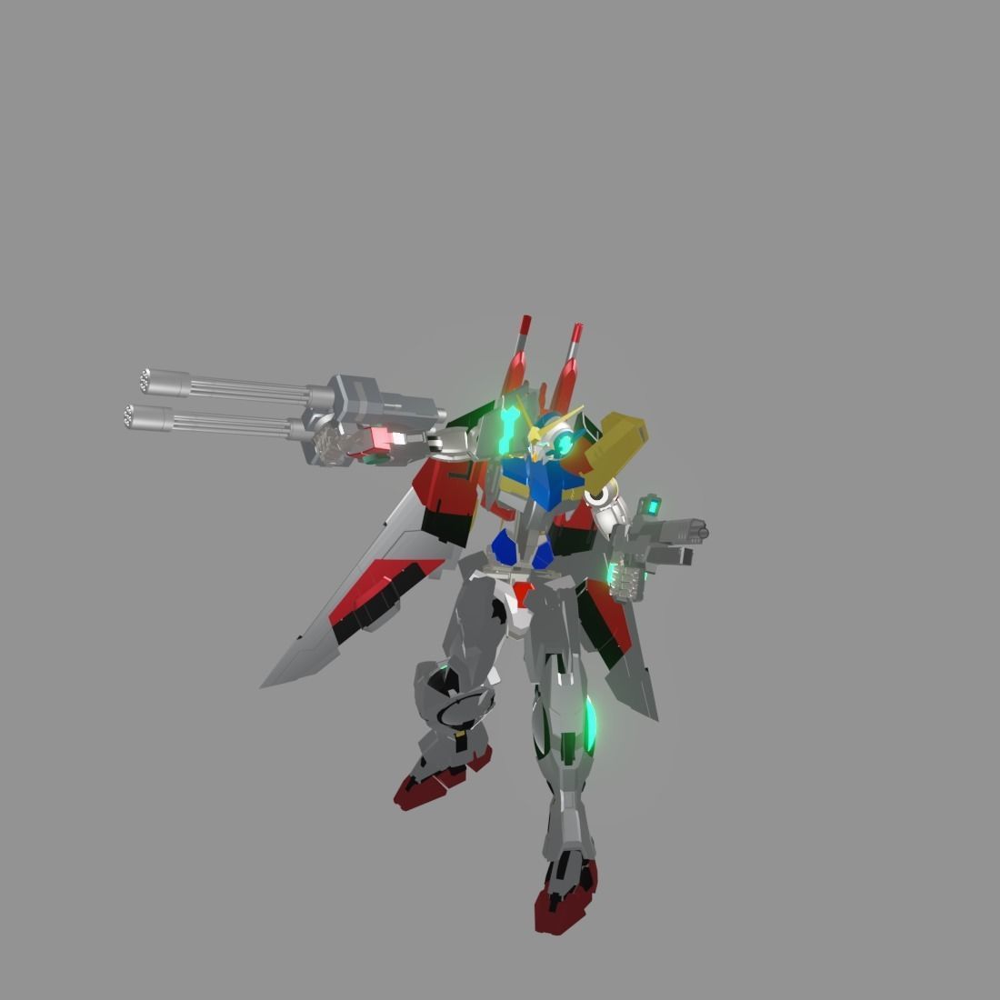 The Mecha Attacker 19 3D model_9