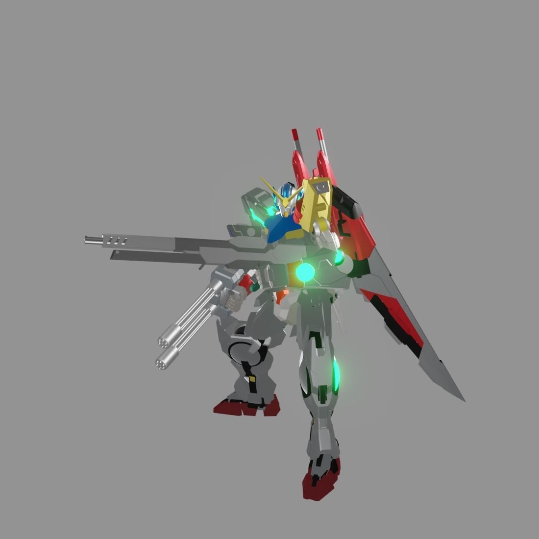 The Mecha Attacker 19 3D model_2