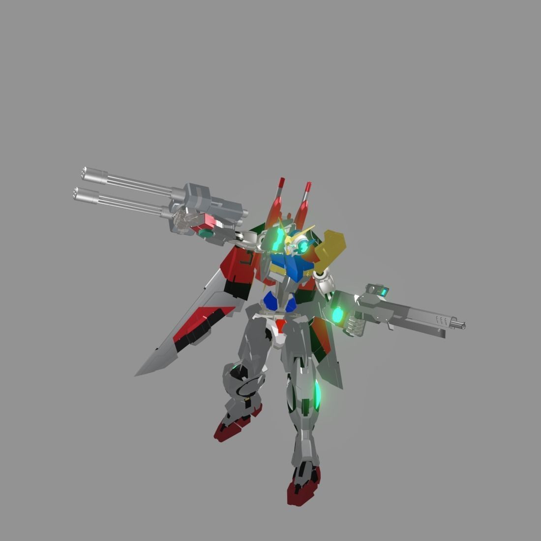The Mecha Attacker 19 3D model_10