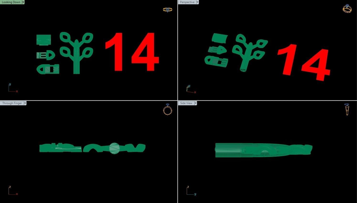 10 SIZE MIAMI CUBAN LINK CHAIN BRACELET OR NECKLACE 3D print model_16