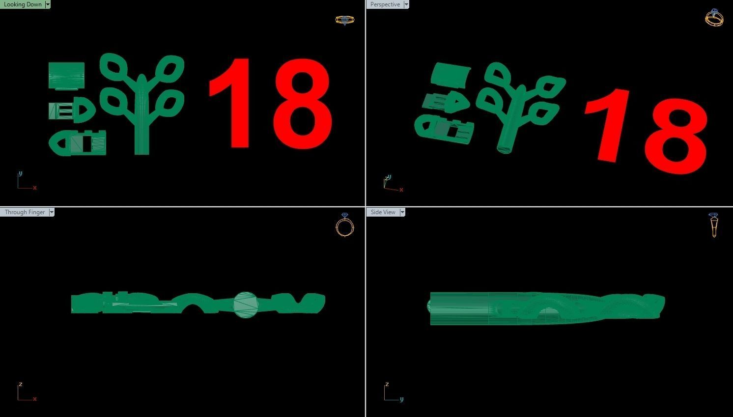 10 SIZE MIAMI CUBAN LINK CHAIN BRACELET OR NECKLACE 3D print model_18