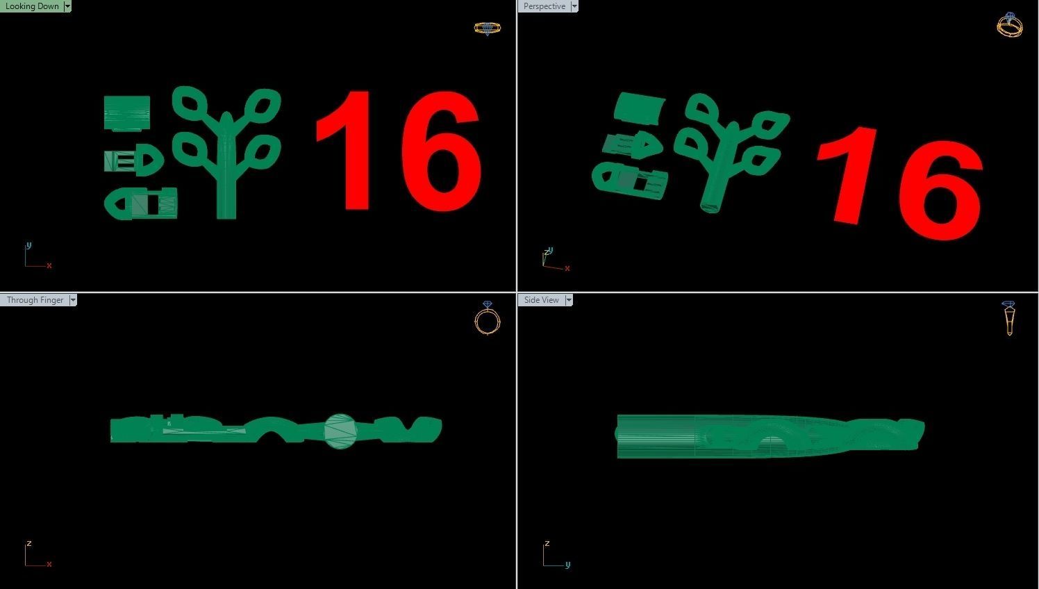 10 SIZE MIAMI CUBAN LINK CHAIN BRACELET OR NECKLACE 3D print model_17