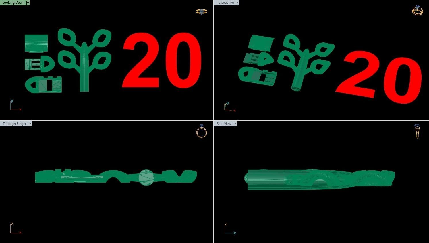 10 SIZE MIAMI CUBAN LINK CHAIN BRACELET OR NECKLACE 3D print model_19