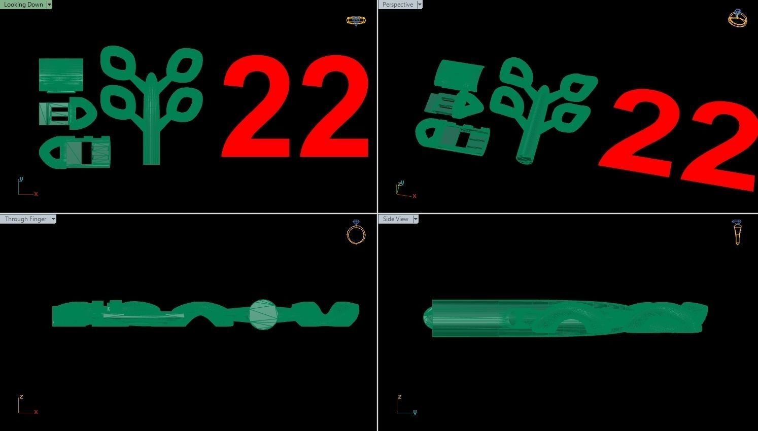 10 SIZE MIAMI CUBAN LINK CHAIN BRACELET OR NECKLACE 3D print model_20