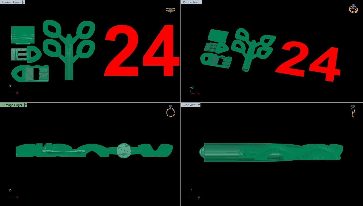 10 SIZE MIAMI CUBAN LINK CHAIN BRACELET OR NECKLACE 3D print model_21