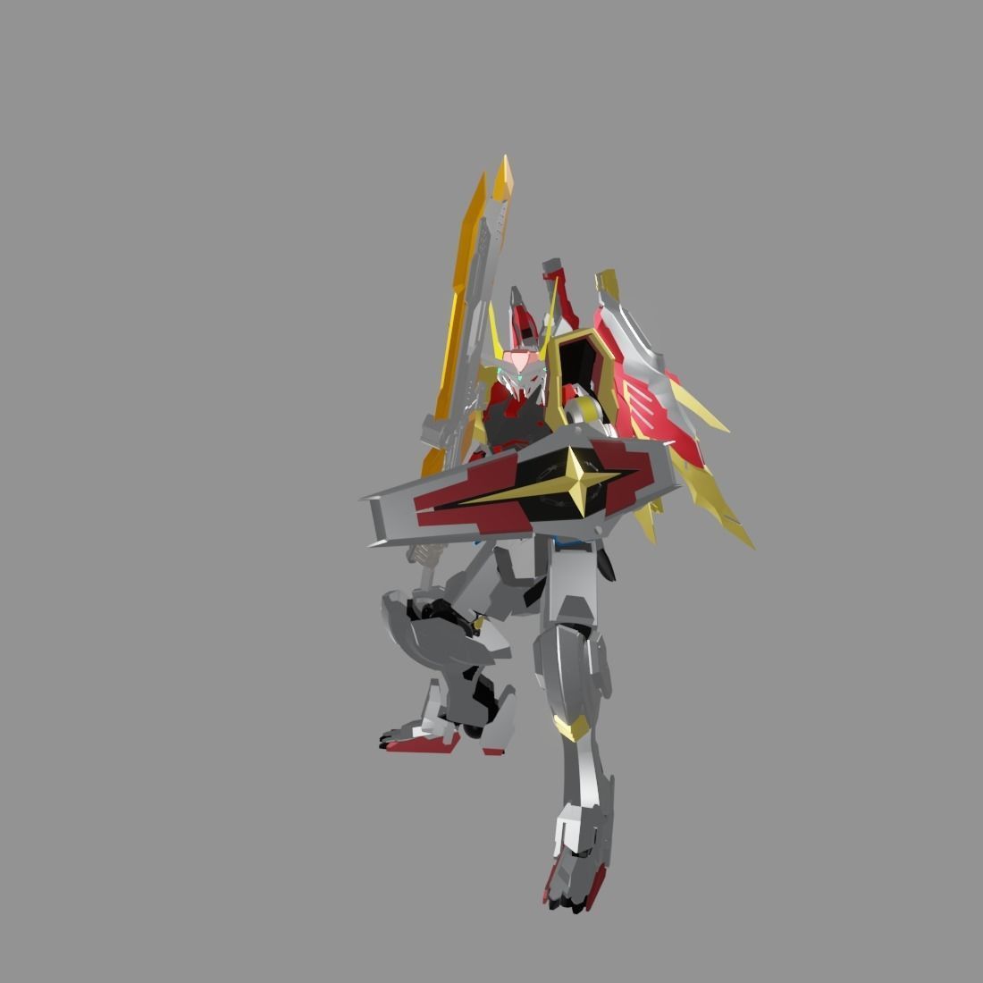 The Mecha Attacker 16 3D model_2
