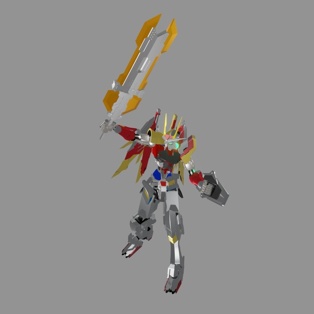 The Mecha Attacker 16 3D model_10