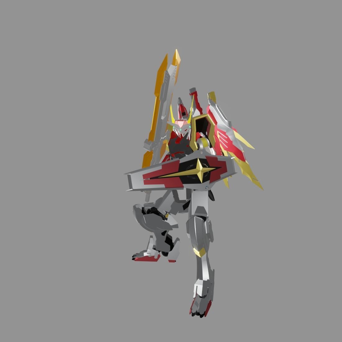 The Mecha Attacker 16 3D model_1