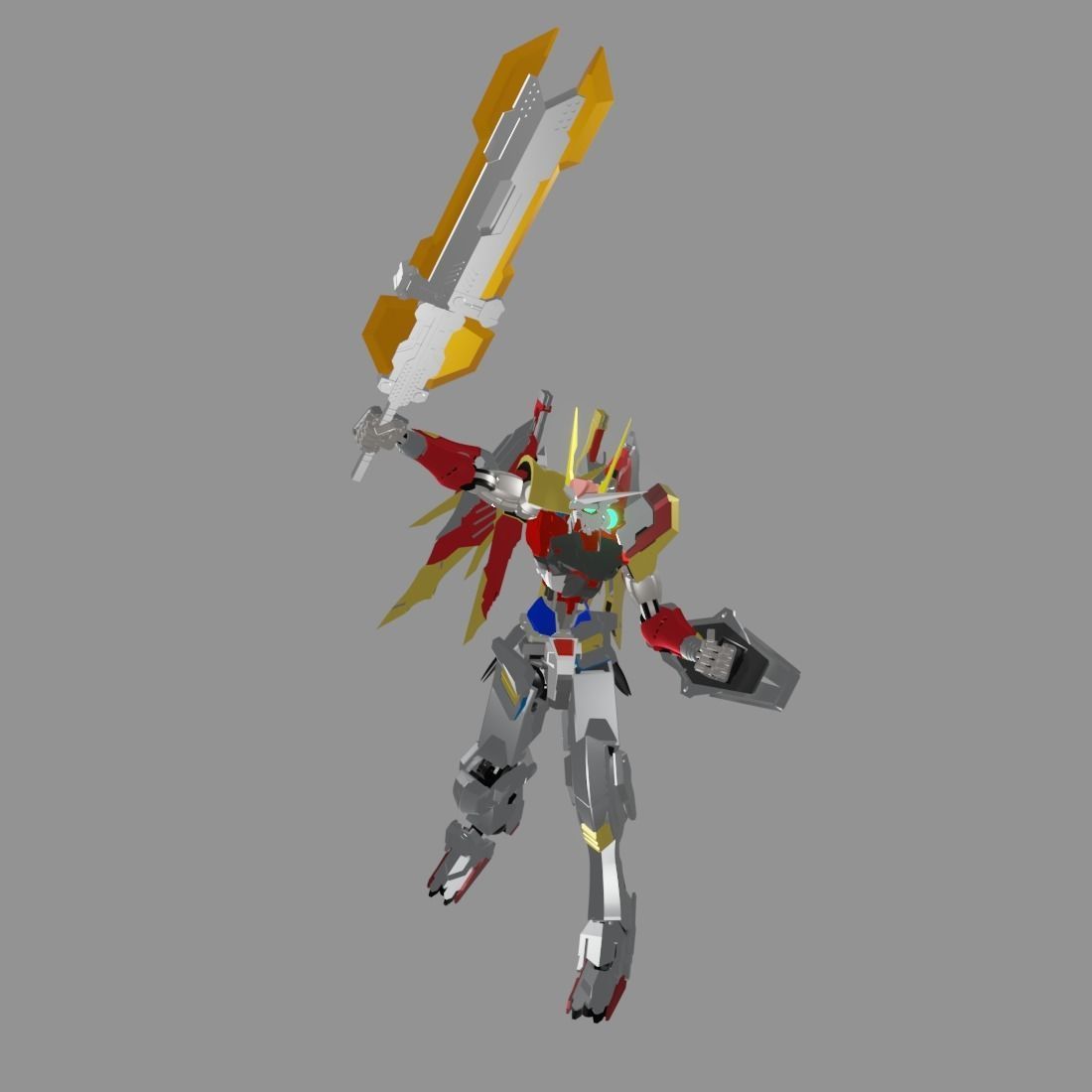 The Mecha Attacker 16 3D model_11