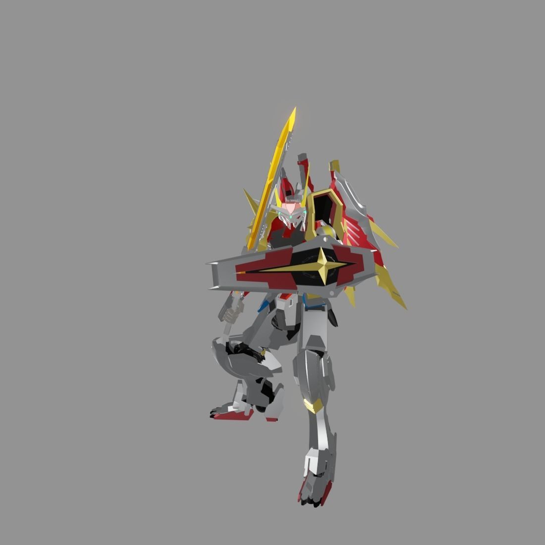 The Mecha Attacker 16 3D model_4