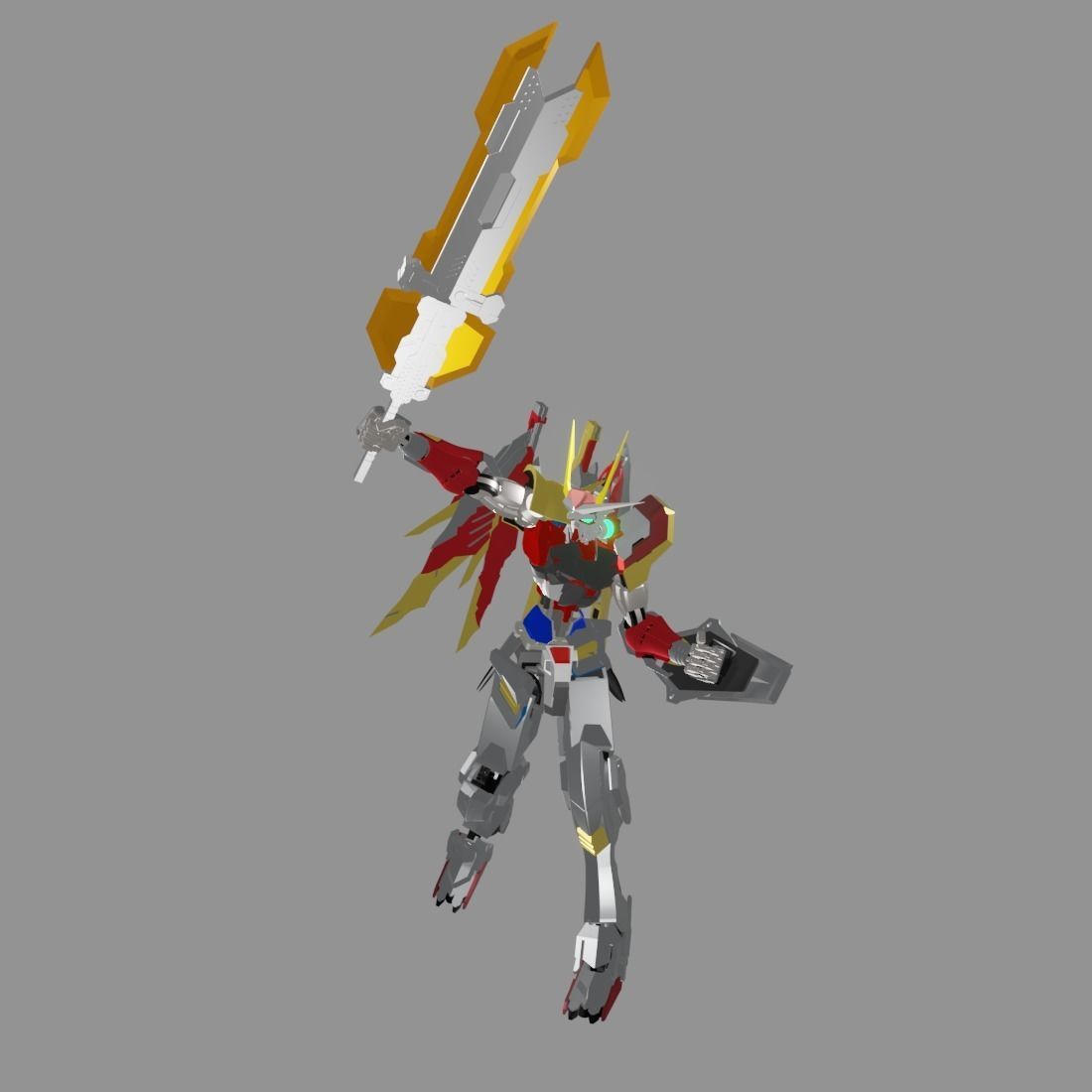 The Mecha Attacker 16 3D model_12