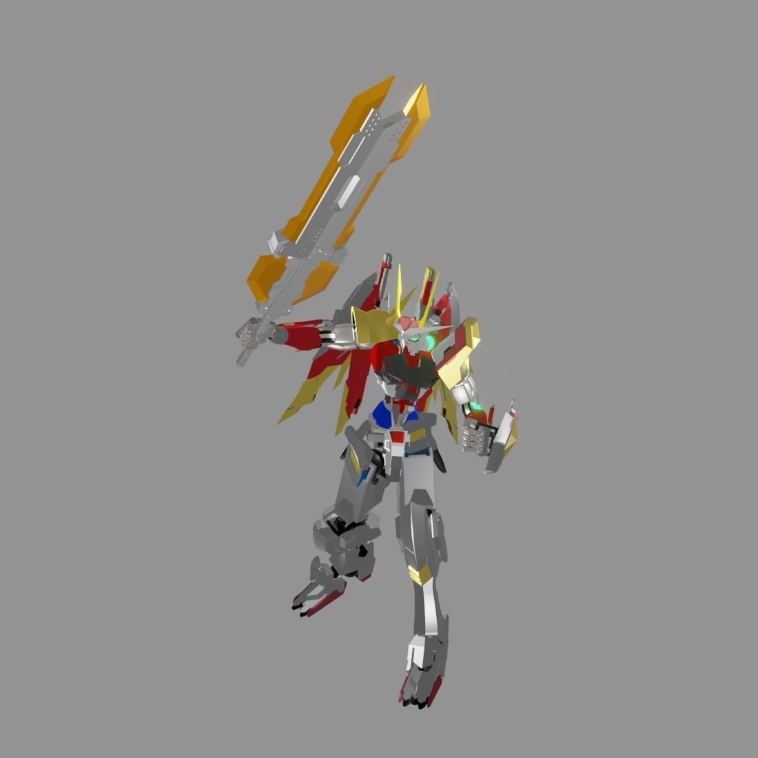 The Mecha Attacker 16 3D model_9