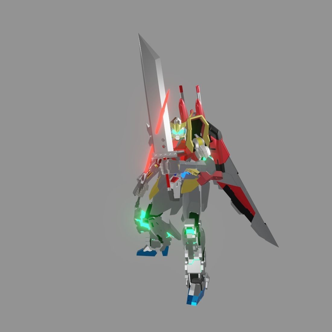 The Mecha Attacker 12 3D model_4