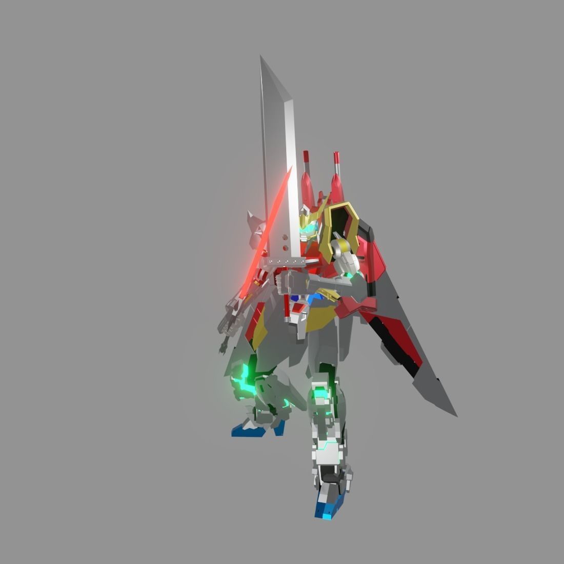 The Mecha Attacker 12 3D model_5