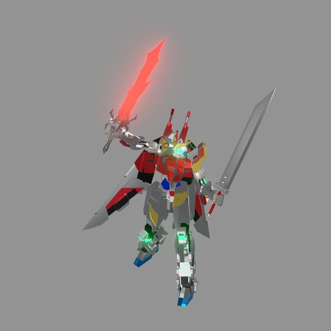 The Mecha Attacker 12 3D model_10