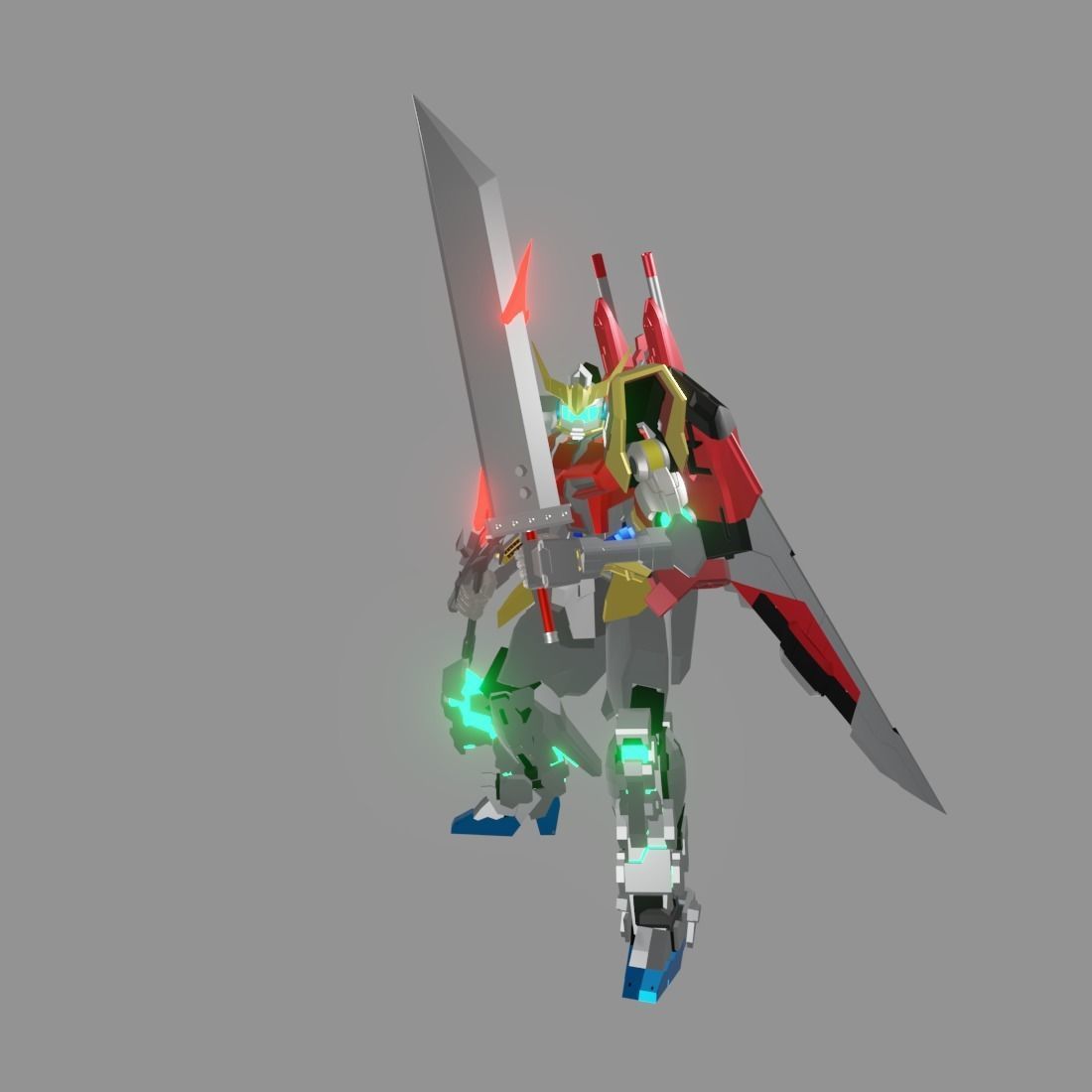The Mecha Attacker 12 3D model_1