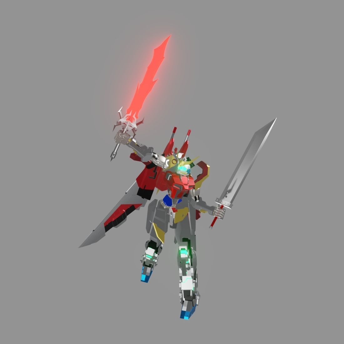 The Mecha Attacker 12 3D model_14