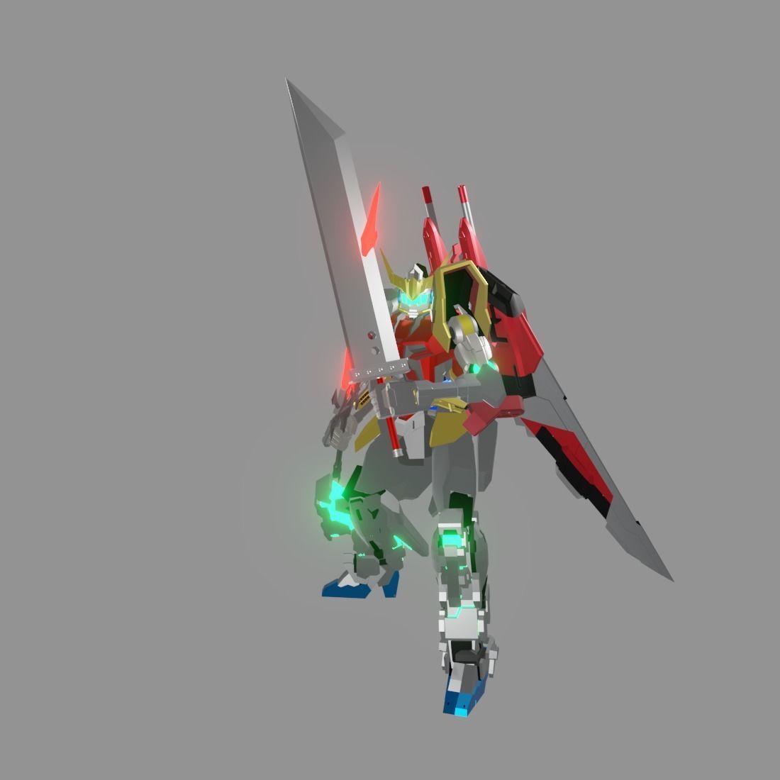 The Mecha Attacker 12 3D model_2