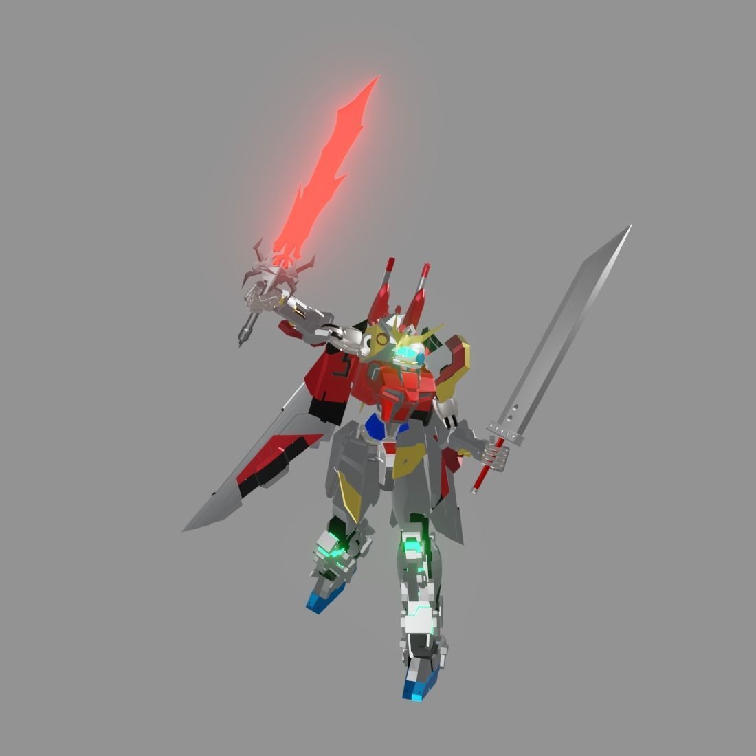 The Mecha Attacker 12 3D model_11