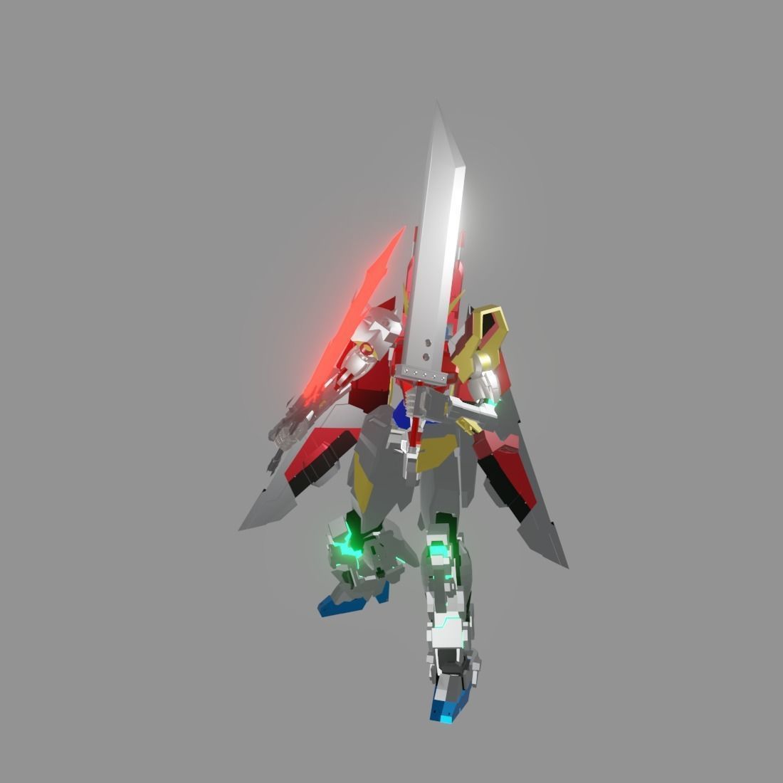 The Mecha Attacker 12 3D model_7