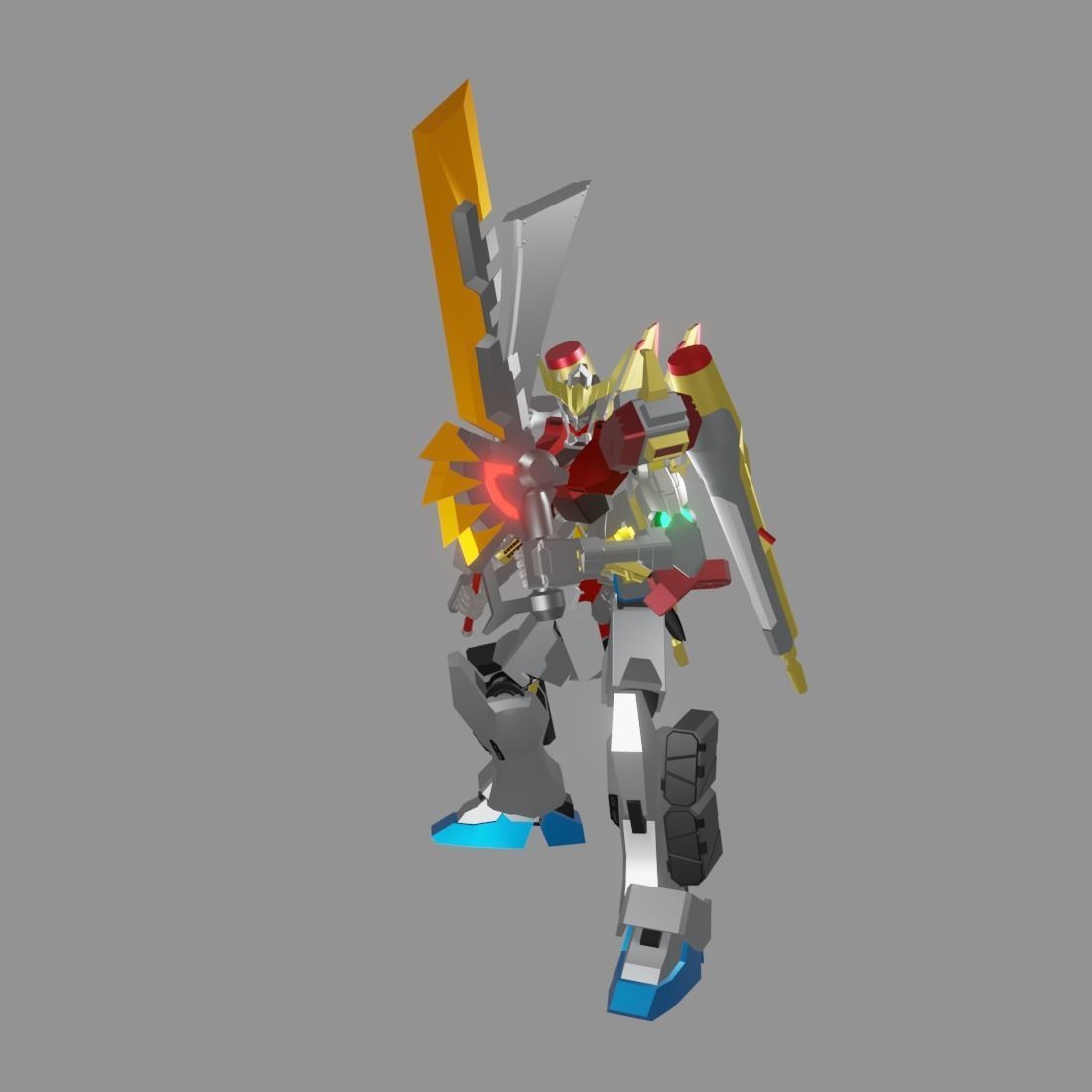 The Mecha Attacker 11 3D model_1