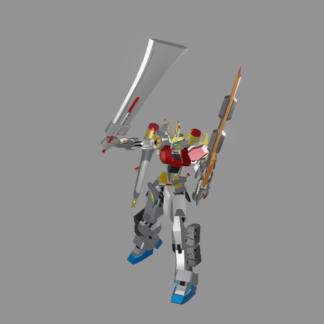 The Mecha Attacker 11 3D model_9