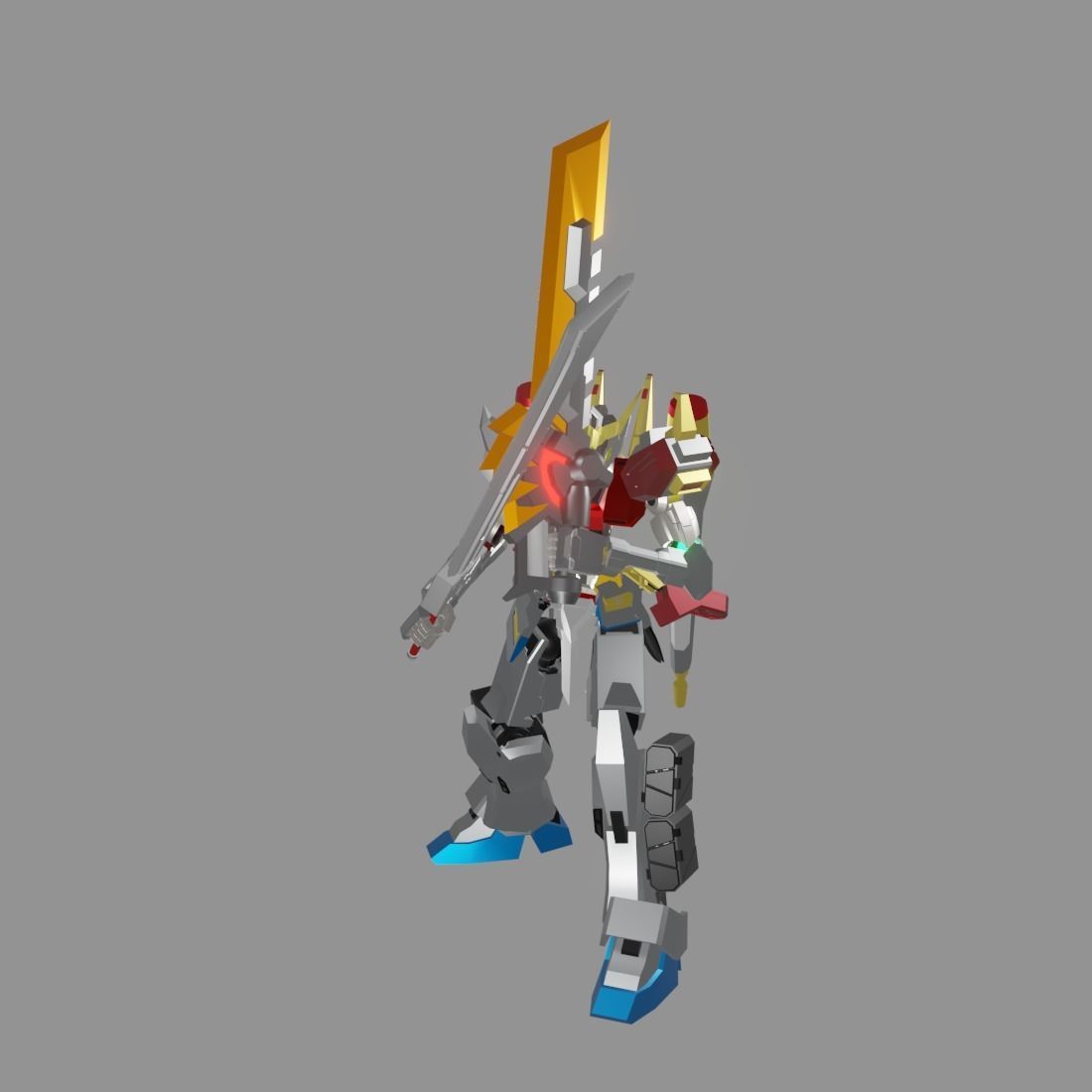The Mecha Attacker 11 3D model_6