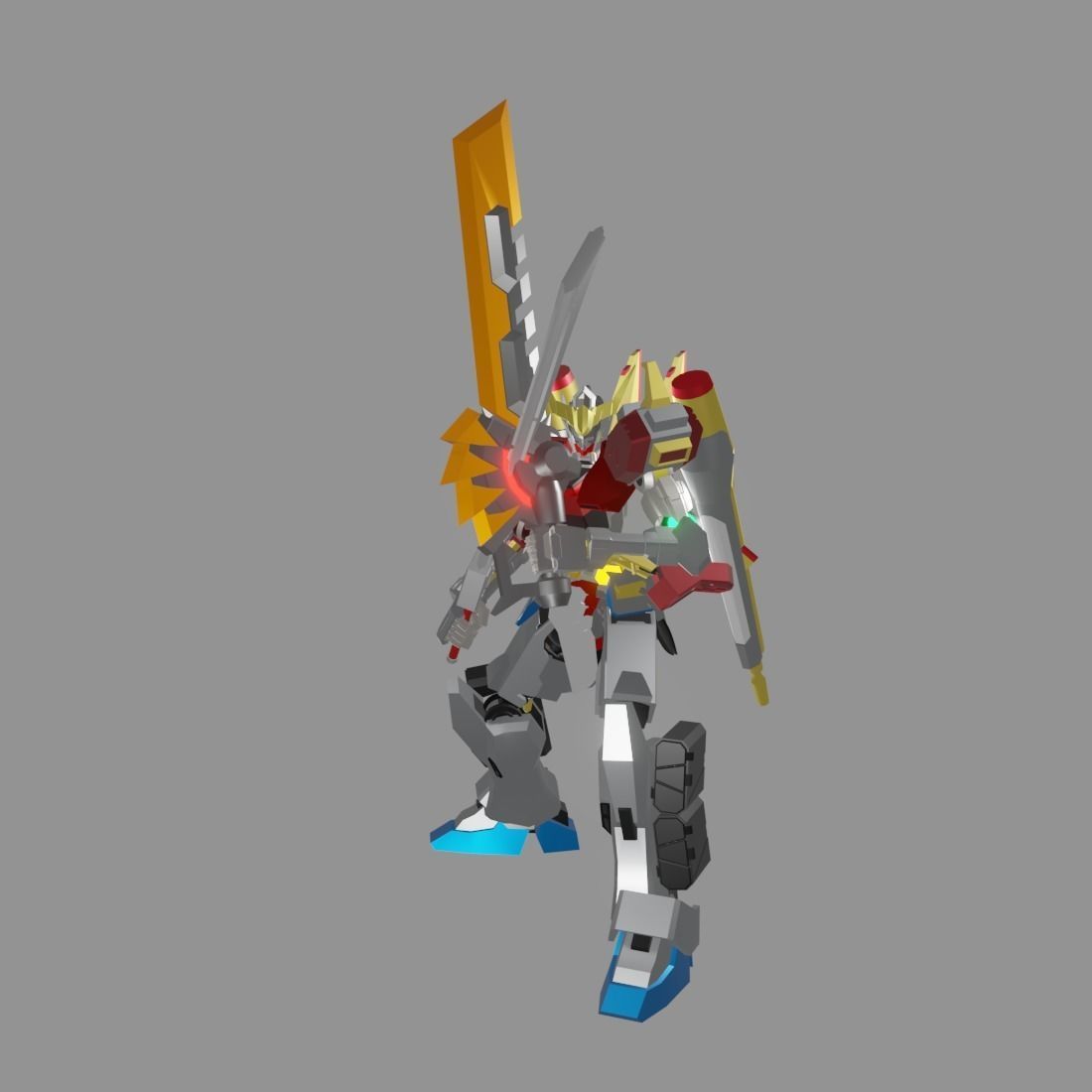 The Mecha Attacker 11 3D model_4