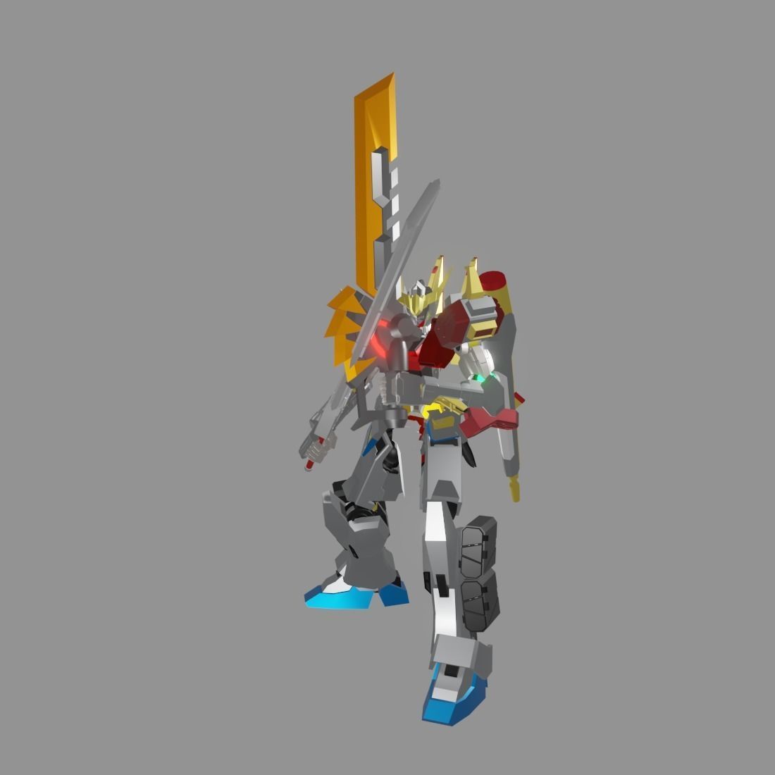 The Mecha Attacker 11 3D model_5